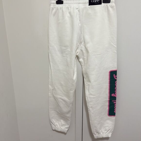 NWT Care Casual Beverly Hills Classic Cotton Sweatpants in White. Size XS/S. - Picture 4 of 13